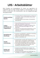 Vorschau - Arbeitsblätter - LRS - Arbeitsblätter - Deckblatt