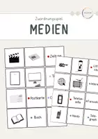 Vorschau - Spiele - Medien - Zuordnungsspiel - Deckblatt