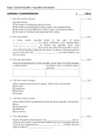 Vorschau - Arbeitsblätter - Listening comprehension: Equality and equity (B1/B2) - Seite 1