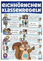 Vorschau - Arbeitsblätter - Eichhörnchenklasse Klassentier Eichhörnchen XXL Sorglospaket Klassenmaskottchen Grundschule - Seite 1