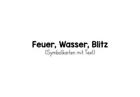 Vorschau - Spiele - Symbolkarten Feuer, Wasser, Blitz (Schwimmunterricht) - Seite 2