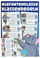 Vorschau - Arbeitsblätter - Elefantenklasse Klassentier Elefant Sorglospaket - Seite 1