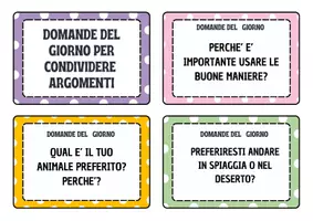 anteprima - Materiale di supporto/inclusione - Domande del giorno - Pagina 2