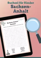 Vorschau - Spiele - Suchsel für Kinder: Sachsen-Anhalt - Seite 1