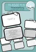 Vorschau - Arbeitsblätter - Ferienerzählung- Im Koffer malen, schreiben und erzählen - Deckblatt