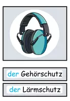 Vorschau - Präsentationen/Tafelbilder - Bildkarten und Wortkarten "Im Klassenzimmer" geeignet für das Churermodell - DaZ / DaF / Deutsch - Seite 3