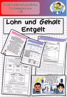 Vorschau - Stundenentwürfe - Lohn und Gehalt BwR 8 II Lehrplan Plus - Deckblatt