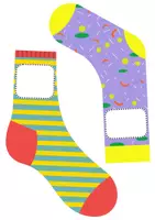 Vorschau - Mal- und Bastelvorlagen - Türdeko Coole Socken Klasse Türdekoration Alles zum Beschriften - Seite 3