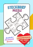 Vorschau - Arbeitsblätter - Kennenlernen Puzzle Teambildung Puzzleteile kooperatives Klassenpuzzle Poster Schulstart Schuljahresanfang - Deckblatt