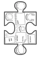 Vorschau - Arbeitsblätter - Kennenlernen Puzzle Teambildung Puzzleteile kooperatives Klassenpuzzle Poster Schulstart Schuljahresanfang - Seite 1
