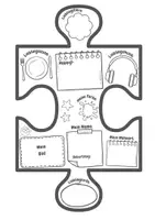 Vorschau - Arbeitsblätter - Kennenlernen Puzzle Teambildung Puzzleteile kooperatives Klassenpuzzle Poster Schulstart Schuljahresanfang - Seite 2