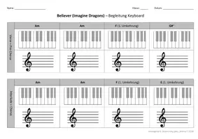 Vorschau - Anderer Materialtyp - Believer (Imagine Dragons) - Klassenmusizieren eines Pop-Songs - Seite 1