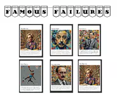 anteprima - Flashcard - Fallimenti Famosi - Decorazione dell’Aula - Pagina di copertina