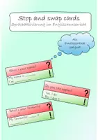 Vorschau - Spiele - Stop and Swap cards - Sprachaktivierung Englischunterricht - Deckblatt