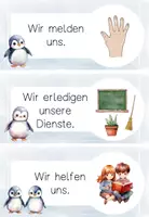 Vorschau - Merkblätter - Klassenregeln „Pinguinklasse“ – für ein friedliches Miteinander im Klassenzimmer mit dem Klassentier Pinguin - Seite 2