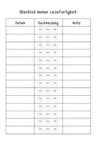 Vorschau - Unterrichtsreihen - Mein Lesepass - Lesehausaufgabe für die 1. Klasse - Seite 3