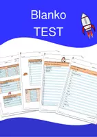 Vorschau - Test - Englischtest blanko / Französischtest blanko / Vorlage für Sprachen - Deckblatt