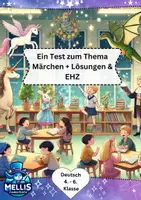 Vorschau - Arbeitsblätter - Märchen Klasse 5/6: Test, EHZ, Bewertungsbogen - Deckblatt
