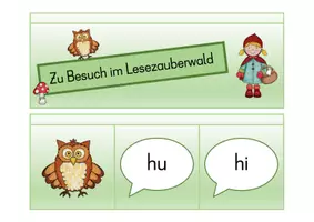 Vorschau - Stationenlernen - Zauberwald Flip Flap - Deckblatt