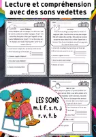 Aperçu - Fiches - Banque de textes avec des sons vedettes - Page de couverture