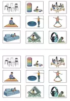 Vorschau - Arbeitsblätter - Symbole zum Einkleben "Im Klassenzimmer" geeignet für das Churermodell - DaZ / DaF / Deutsch - Seite 2