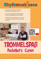 Vorschau - Arbeitsblätter - Trommelspass zu Pachelbel's Canon - Deckblatt