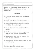 Vorschau - Arbeitsblätter - Differenziertes Wendediktat: Im Garten - Seite 3