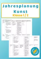 Vorschau - Lehrpläne/Lehrermaterial - Kunstunterricht Stoffverteilung Jahresplan - Deckblatt