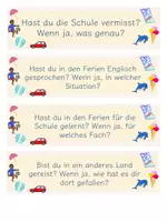 Vorschau - Spiele - Zurück aus den Ferien - Karten für den Austausch - Seite 2