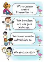 Vorschau - Arbeitsblätter - Flamingoklasse XXL Materialpaket Klassentier Flamingo - Seite 3