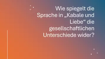 Vorschau - Präsentationen/Tafelbilder - Friedrich Schiller: Kabale und Liebe - Bürgerliche‘ Figuren als tragische Helden - Seite 2