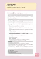 Vorschau - Merkblätter - Merkblatt Analyse pragmatischer Texte - Deckblatt