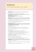 Vorschau - Merkblätter - Merkblatt Erörterung literarischer Texte - Deckblatt