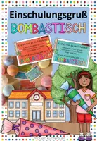 Vorschau - Anderer Materialtyp - Einschulungsgruß Bombastisch / Wasserbombe - Deckblatt
