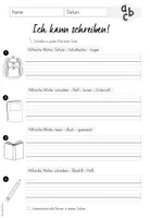 Vorschau - Arbeitsblätter - Sätze zu Bildern schreiben (Schule) - Schreibübung - Seite 3