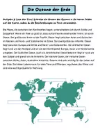 Vorschau - Arbeitsblätter - Arbeitseinheit Europa, Europa ist ein Kontinent, Ozeane, Himmelsrichtungen - Seite 2