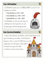Vorschau - Arbeitsblätter - Mittelalter - Wissenskartei und Arbeitsblätter - Seite 3