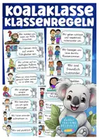 Vorschau - Arbeitsblätter - Koalaklasse Klassentier Koala Sorglospaket Klassenmaskottchen Grundschule - Seite 1
