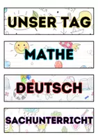 Vorschau - Fördermaterial/Inklusion - Tagesstruktur und Tagestransparenz für die Grundschule - Seite 1