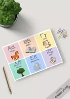 Προεπισκόπηση - Flashcards - Mini Εκτυπώσιμες Κάρτες με την Αλφαβήτα - Εξώφυλλο