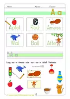 Vorschau - Arbeitsblätter - Buchstaben und Laute üben – 1. Klasse Buchstabeneinführung - Seite 3