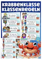Vorschau - Arbeitsblätter - Krabbenklasse Klassentier Krabbe XXL Materialpaket - Seite 1