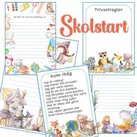 förhandsvisning - Skolstart – Förväntningar, presentation, skrivsidor - sida 1