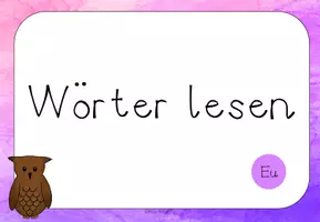 Vorschau - Interaktives Material - Wörter lesen interaktiv - Lautverbindung Eu - Seite 3