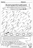 Vorschau - Arbeitsblätter - Konzentrationstraining für die 4. Klasse, inkl. Lösungen - Seite 2