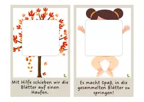 Vorschau - Mal- und Bastelvorlagen - Ich seh, ich seh: Spielen im Herbst 🍂🍁🎃 - Seite 2