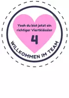 Vorschau - Fördermaterial/Inklusion - Willkommensgruß 4. Klasse - Seite 1