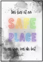 Vorschau - Poster - Safespace-Poster für den Kunst- oder jeden anderen Unterrichtsraum - Deckblatt