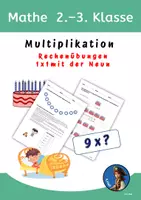 Vorschau - Arbeitsblätter - Mathematik 2. Klasse bis 3. Klasse Einmaleins mit der 9 - Deckblatt