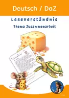 Vorschau - Arbeitsblätter - DAZ/DAF Leseverständnis_Zusammenarbeit - Deckblatt